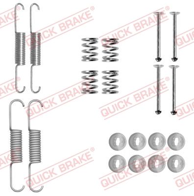 QUICK BRAKE Lisakomplekt, seisupiduriklotsid 105-0880